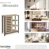 tectake® Sideboard mit höhenverstellbaren Kunststofffüßen, Produktbild-Vorschau 6
