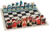Petit Collage Holz-Schachspiel - buntes Strategiespiel für Produktbild-Vorschau 2