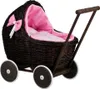 Tmavě hnědý kočárek pro panenky LILI 48X28 H26/47 CM Náhled obrázku produktu 1
