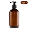 Lot de 4 flacons distributeurs de savon 500 ml – Flacons Voir les images du produit 2