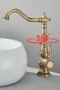 Wasbakmengkraan Ari Antique, retro, messing, draaibare Productafbeelding-voorbeeld 10