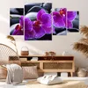 Bild auf Leinwand - Leinwandbild - Blumen Steine Violett Produktbild-Vorschau 7