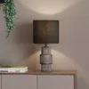 HOME DELUXE Große Tischlampe aus Glas YUKI - Rauchgrau | Produktbild-Vorschau 2