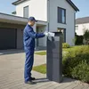 Boîte aux lettres sur pied Relaxdays, avec compartiment à Voir les images du produit 2