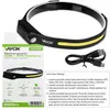 Torcia a LED ricaricabile COB+XPE 350lm IPX4 con sensore di Anteprima dell’immagine prodotto 25