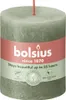 Bolsius rustikale Stumpenkerze, olivgrün, 80 × 68 mm Produktbild-Vorschau 2