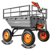 VEVOR Poly Gartenkipper Schwerlast Gartenwagen und -karren Produktbild-Vorschau 1