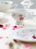 Rosenthal Espresso-/Mokka-Untertasse Maria Pink Rose Voir les images du produit 6