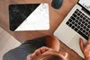 MuchoWow® Mauspad Mousepad Marmor - Weiß - Schwarz - Gold Produktbild-Vorschau 3