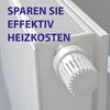 Close-up of a white radiator with a thermostat dial. Podgląd zdjęcia produktu