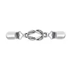 Vintage Damen Twist Ring Cardigan Pullover Kragen Clip Produktbild-Vorschau 2