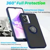 OPPO A57 5G Hülle, Ring Halter Ständer Matte Transluzent Produktbild-Vorschau 2