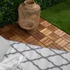 Primaflor Indoor- & Outdoorteppich REVERSO Rhombus Grau Produktbild-Vorschau 6