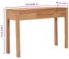 vidaXL Konsolentisch 110x35x75 cm Massivholz Teak Produktbild-Vorschau 7