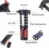 LED Taschenlampe KFZ Notfall Hammer Signal Warnleuchte Produktbild-Vorschau 5