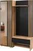 4ALLHOME Garderobenschrank KILO 140 cm mit Spiegel und Produktbild-Vorschau 2