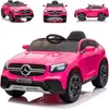 ES-Toys Kinder Elektroauto Mercedes GLC pink, Produktbild-Vorschau 1