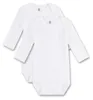 Sanetta Baby-Body langarm (Doppelpack) weiß 56 Produktbild-Vorschau 1