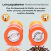 Salz und Pfeffermühle Set Hochglanz Orange 22 cm – Produktbild-Vorschau 3