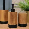 Kuketo | Zahnputzbecher Holzoptik Mit Schwarzem Fuß – Produktbild-Vorschau 2