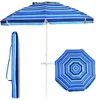 KOMFOTTEU Sonnenschirm 200 cm, Strandschirm mit Produktbild-Vorschau 1