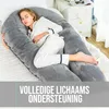 Strex Zwangerschapskussen XXL - 280cm - Afneembare Hoes - Productafbeelding-voorbeeld 5