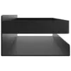 vidaXL Sprchová vanička matná černá 30x10x6 cm Kartáčovaná Náhled obrázku produktu 5