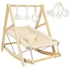 TULANO Moon 45 Creme | Babywippe mit pädagogischem Ständer Produktbild-Vorschau 1