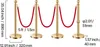 A row of golden stanchions with red ropes, with measurement annotations. Anteprima dell’immagine prodotto