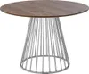 Tisch GLAM WALNUT 110 – Nussbaumfurnier, verchromtes Produktbild-Vorschau 1