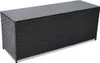 vidaXL Zahradní úložný box černý 150x50x60 cm z polyratanu Náhled obrázku produktu 2