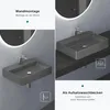 Mai & Mai Aufsatzwaschbecken Waschtisch Anthrazit matt aus Produktbild-Vorschau 6