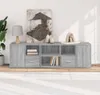 vidaXL Półka narożna szara Sonoma 160x40x45 cm materiał Podgląd zdjęcia produktu 3