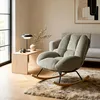Comfortabele Scandinavische schommelstoel van cord met Productafbeelding-voorbeeld 7