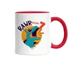 Raw Ich Bin 7 Tasse Rot Geschenkidee 7. Geburtstag Produktbild-Vorschau 2
