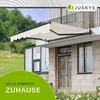 Juskys Markise 400 x 300 cm - Beschattung Terrasse & Balkon Produktbild-Vorschau 8