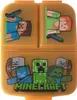 Minecraft orange Brotdose 18,5 x 13,5 x 5,5 cm Kinder Produktbild-Vorschau 2
