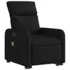 CLORIS Massagesessel mit Aufstehhilfe Schwarz Stoff - Produktbild-Vorschau 3
