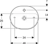 Geberit Geberit Aufsatz-WT VariForm elliptisch 500x400mm m Produktbild-Vorschau 4