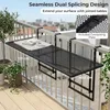 COSTWAY Balkontisch klappbar 2er Set, Balkonhängetisch zum Produktbild-Vorschau 4