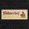 Hühnerhof Metallschild mit Spruch Produktbild-Vorschau 7