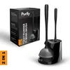 Purify Prime – 2-in-1 WC-Bürste mit Halter und Produktbild-Vorschau 1