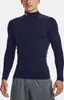 Camiseta CG Armour Comp de cuello alto, color azul marino Vista previa de la imagen del producto 1