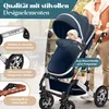 KESSER® Loops Kinderwagen 4 in 1 Kombikinderwagen Produktbild-Vorschau 3