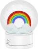 Glitzer-Glaskugel Regenbogen Voir les images du produit 2