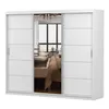 Armoire à portes coulissantes Armoire 250cm blanc/blanc Voir les images du produit 1