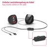 A pair of black and red Hama stereo speakers with a volume control on the cable, presented on a white background. Produktbild-Vorschau