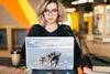 MuchoWow® Laptop Aufkleber Sticker Cover Huskys ziehen Produktbild-Vorschau 5