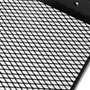 A close-up view of a black metal mesh. Voir les images du produit