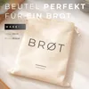 HAVENHAUS 2er Set Brotbeutel Leinen Canvas | 2er Set Produktbild-Vorschau 5